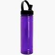 Garyline® Slim Fit Bottle with Flip-Straw, Swivel-Handle Lid, 24 oz. — view 8