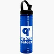 Garyline® Slim Fit Bottle with Flip-Straw, Swivel-Handle Lid, 24 oz. — view 9