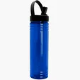 Garyline® Slim Fit Bottle with Flip-Straw, Swivel-Handle Lid, 24 oz. — view 3