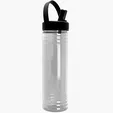 Garyline® Slim Fit Bottle with Flip-Straw, Swivel-Handle Lid, 24 oz.