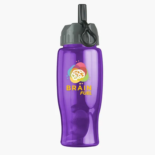 Garyline® Poly+ Bottle with Ring-Straw Lid, 27 oz. — view 53