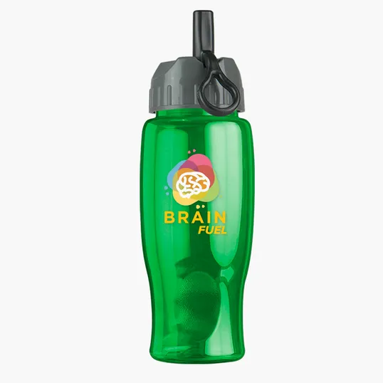 Garyline® Poly+ Bottle with Ring-Straw Lid, 27 oz. — view 33