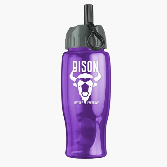 Garyline® Poly+ Bottle with Ring-Straw Lid, 27 oz. — view 52