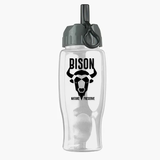 Garyline® Poly+ Bottle with Ring-Straw Lid, 27 oz. — view 13
