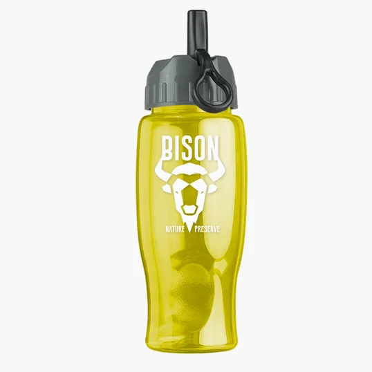 Garyline® Poly+ Bottle with Ring-Straw Lid, 27 oz. — view 18