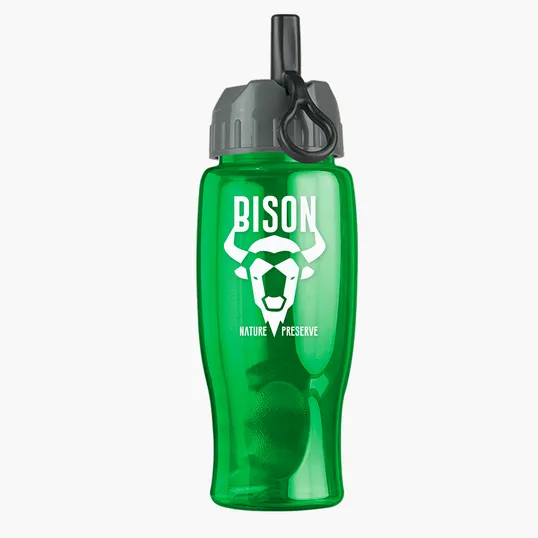 Garyline® Poly+ Bottle with Ring-Straw Lid, 27 oz. — view 34