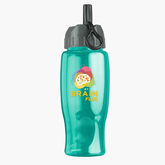 Garyline® Poly+ Bottle with Ring-Straw Lid, 27 oz. — view 12