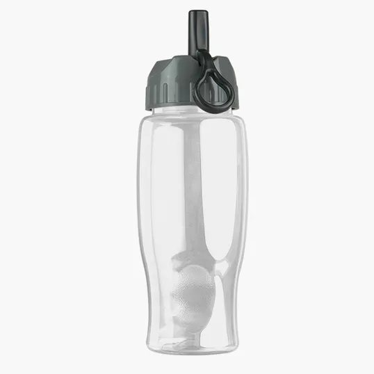 Garyline® Poly+ Bottle with Ring-Straw Lid, 27 oz.