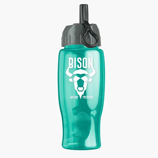 Garyline® Poly+ Bottle with Ring-Straw Lid, 27 oz. — view 49