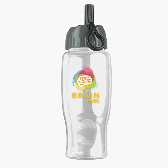 Garyline® Poly+ Bottle with Ring-Straw Lid, 27 oz. — view 14