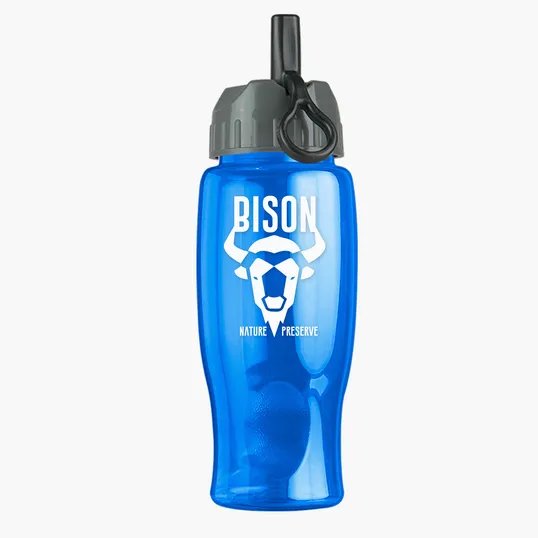 Garyline® Poly+ Bottle with Ring-Straw Lid, 27 oz. — view 29