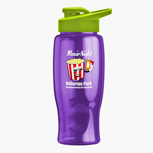 Garyline® Poly+ Bottle with Drink-Thru Lid, 27 oz. — view 164