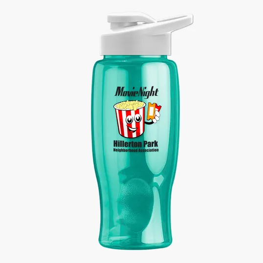 Garyline® Poly+ Bottle with Drink-Thru Lid, 27 oz. — view 259