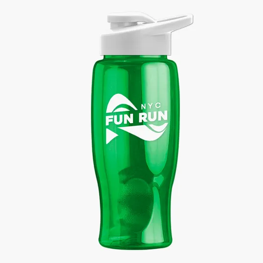 Garyline® Poly+ Bottle with Drink-Thru Lid, 27 oz. — view 250