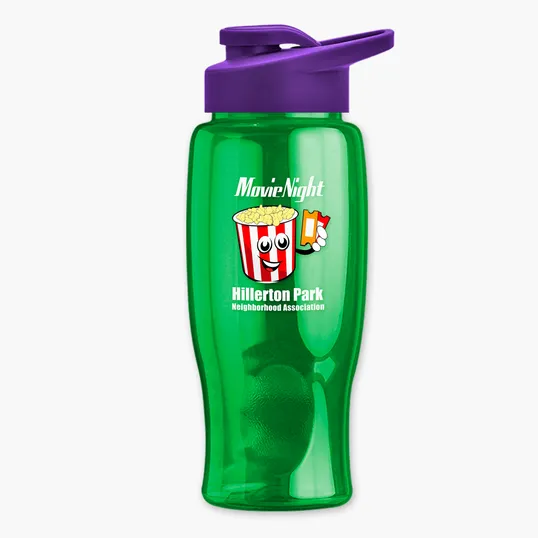 Garyline® Poly+ Bottle with Drink-Thru Lid, 27 oz. — view 237