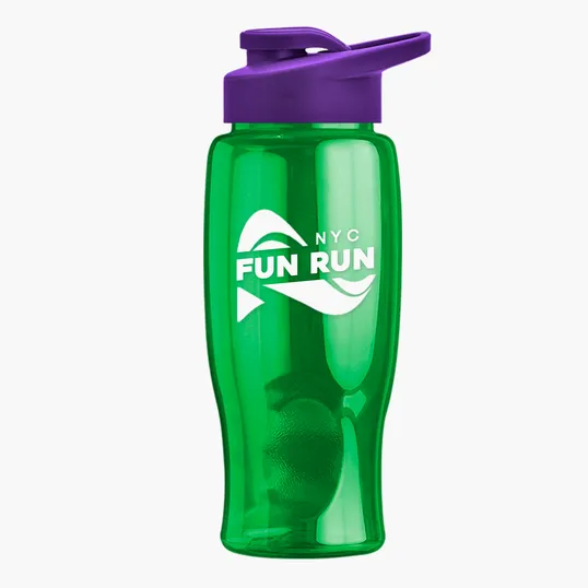 Garyline® Poly+ Bottle with Drink-Thru Lid, 27 oz. — view 236
