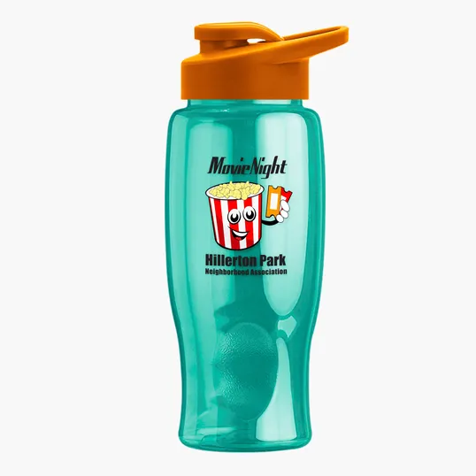 Garyline® Poly+ Bottle with Drink-Thru Lid, 27 oz. — view 193