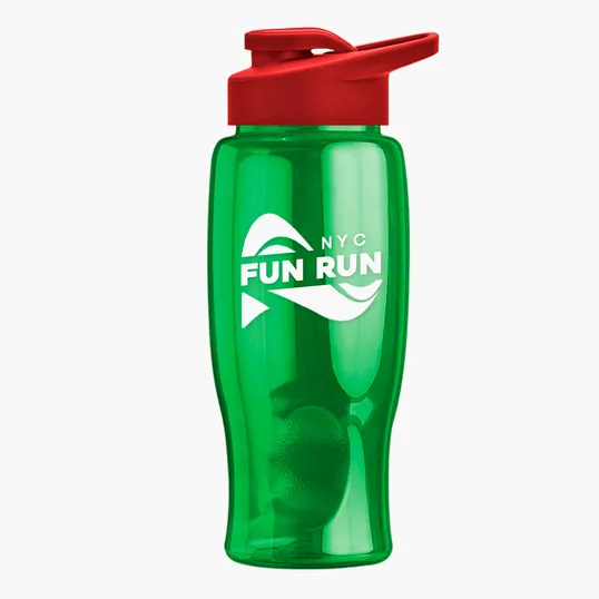 Garyline® Poly+ Bottle with Drink-Thru Lid, 27 oz. — view 201