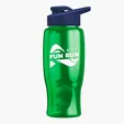 Garyline® Poly+ Bottle with Drink-Thru Lid, 27 oz. — view 170
