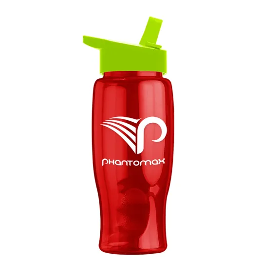 Garyline® Poly+ Bottle with Flip-Straw Lid, 27 oz. — view 150