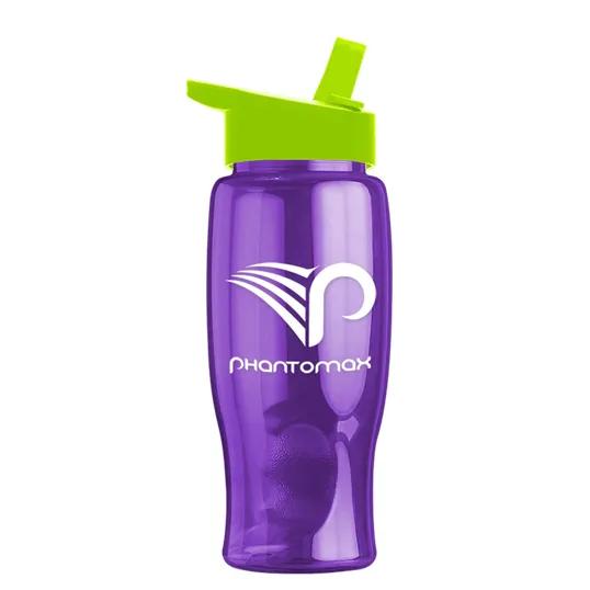 Garyline® Poly+ Bottle with Flip-Straw Lid, 27 oz. — view 154