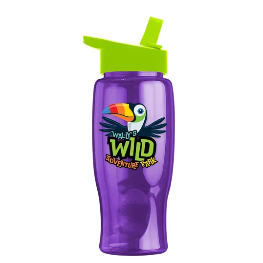 Garyline® Poly+ Bottle with Flip-Straw Lid, 27 oz. — view 155
