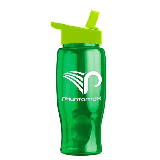 Garyline® Poly+ Bottle with Flip-Straw Lid, 27 oz. — view 145