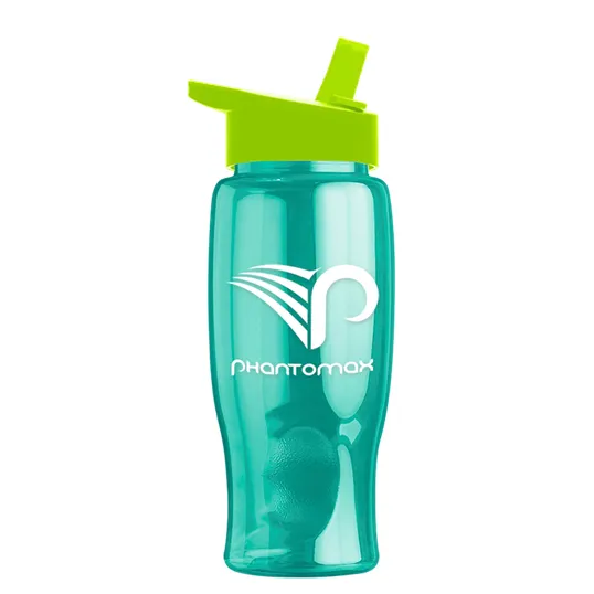 Garyline® Poly+ Bottle with Flip-Straw Lid, 27 oz. — view 152