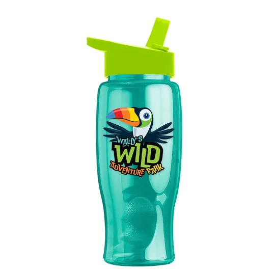 Garyline® Poly+ Bottle with Flip-Straw Lid, 27 oz. — view 153