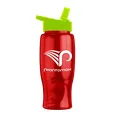 Garyline® Poly+ Bottle with Flip-Straw Lid, 27 oz. — view 150