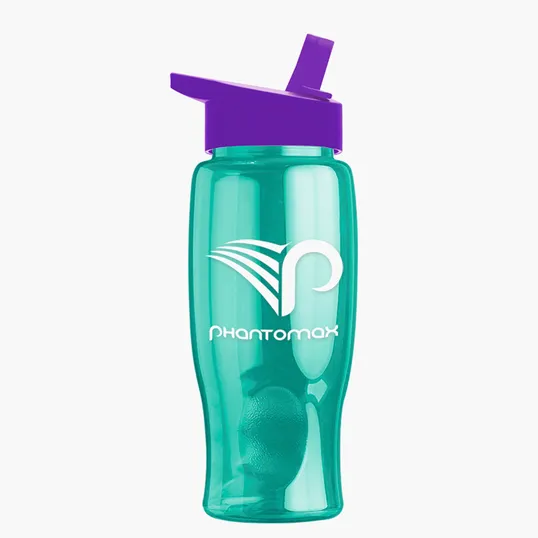 Garyline® Poly+ Bottle with Flip-Straw Lid, 27 oz. — view 221