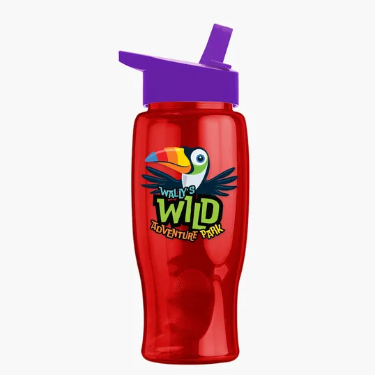 Garyline® Poly+ Bottle with Flip-Straw Lid, 27 oz. — view 220