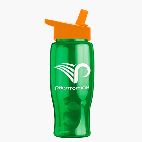Garyline® Poly+ Bottle with Flip-Straw Lid, 27 oz. — view 161