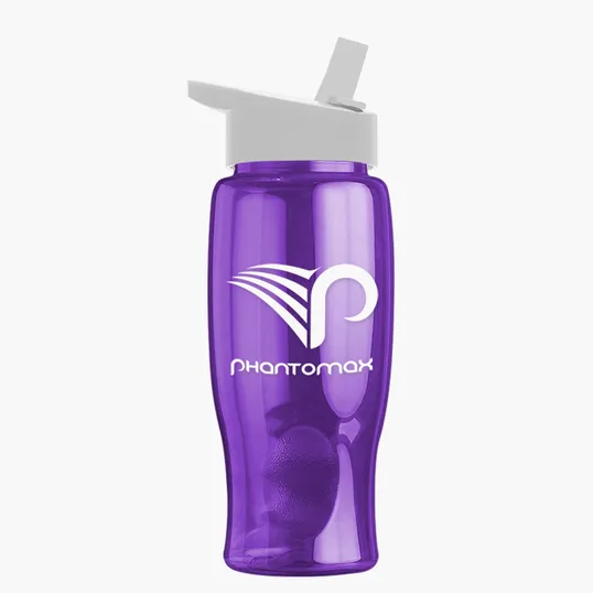 Garyline® Poly+ Bottle with Flip-Straw Lid, 27 oz. — view 236