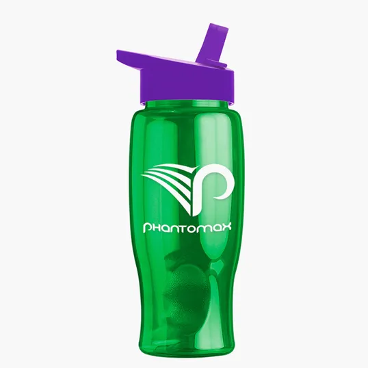Garyline® Poly+ Bottle with Flip-Straw Lid, 27 oz. — view 213