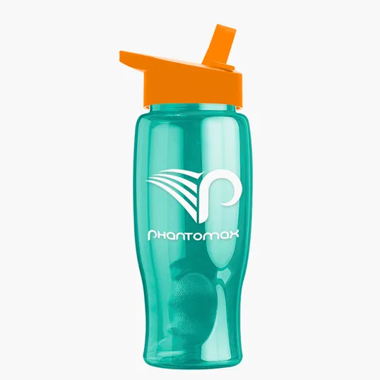 Garyline® Poly+ Bottle with Flip-Straw Lid, 27 oz. — view 168