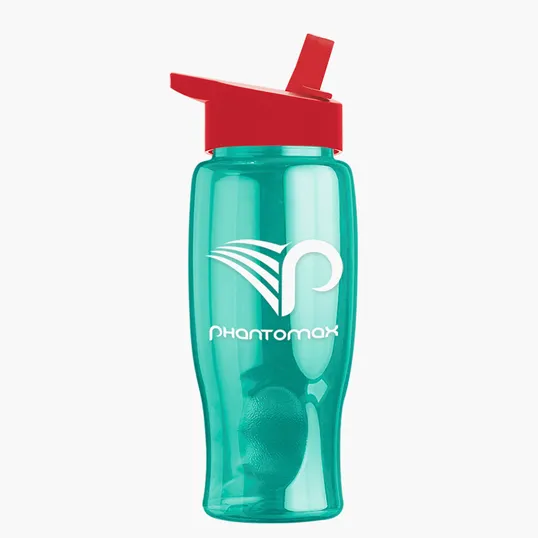 Garyline® Poly+ Bottle with Flip-Straw Lid, 27 oz. — view 184