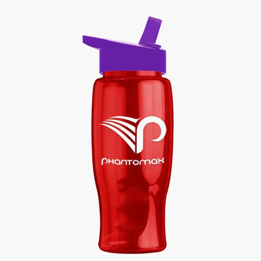 Garyline® Poly+ Bottle with Flip-Straw Lid, 27 oz. — view 219