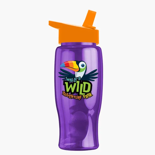 Garyline® Poly+ Bottle with Flip-Straw Lid, 27 oz. — view 171