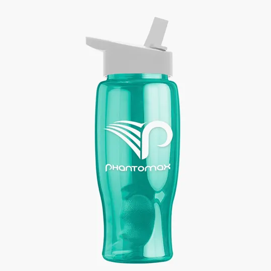 Garyline® Poly+ Bottle with Flip-Straw Lid, 27 oz. — view 234