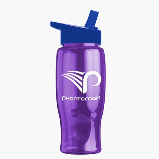 Garyline® Poly+ Bottle with Flip-Straw Lid, 27 oz. — view 202
