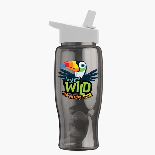 Garyline® Poly+ Bottle with Flip-Straw Lid, 27 oz. — view 207