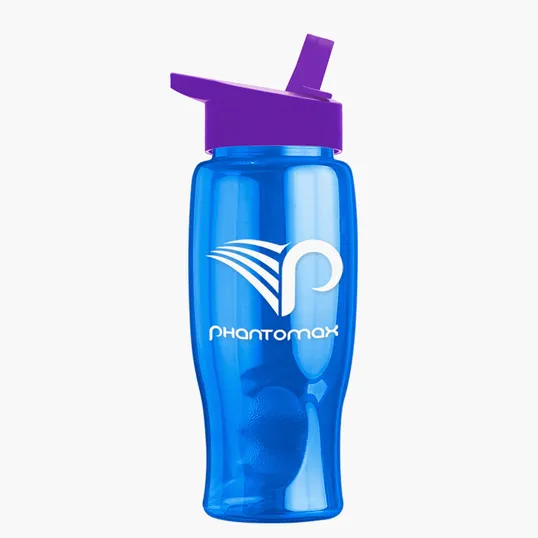 Garyline® Poly+ Bottle with Flip-Straw Lid, 27 oz. — view 211