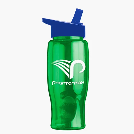 Garyline® Poly+ Bottle with Flip-Straw Lid, 27 oz. — view 193