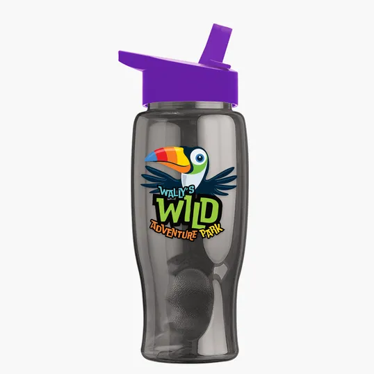 Garyline® Poly+ Bottle with Flip-Straw Lid, 27 oz. — view 205