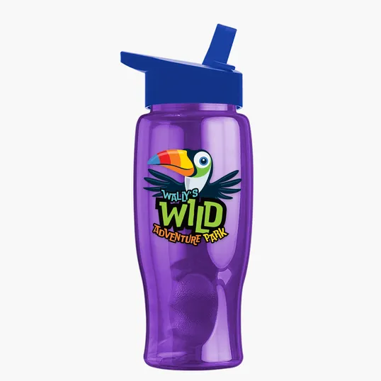 Garyline® Poly+ Bottle with Flip-Straw Lid, 27 oz. — view 203
