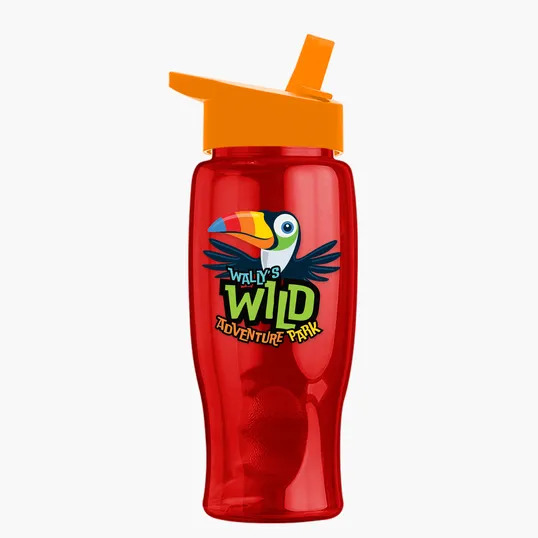 Garyline® Poly+ Bottle with Flip-Straw Lid, 27 oz. — view 167
