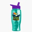 Garyline® Poly+ Bottle with Flip-Straw Lid, 27 oz. — view 222