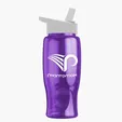 Garyline® Poly+ Bottle with Flip-Straw Lid, 27 oz. — view 236