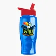 Garyline® Poly+ Bottle with Flip-Straw Lid, 27 oz. — view 176